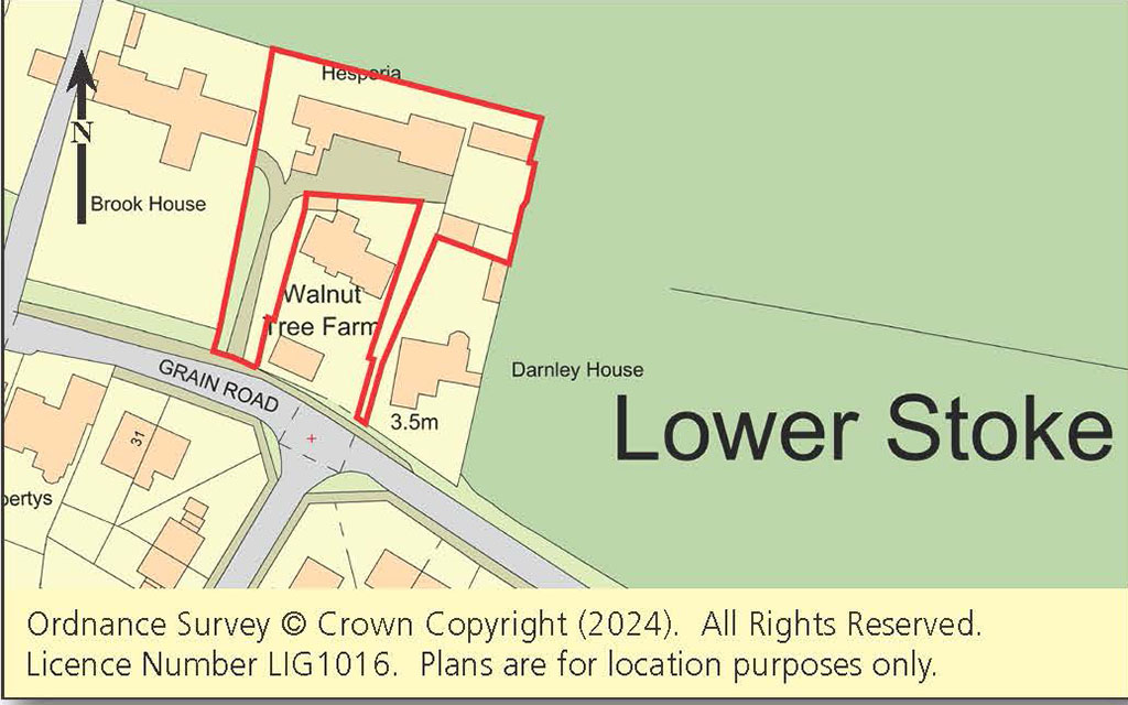 Lot: 78 - PLANNING FOR THREE DETACHED BUNGALOWS WITH COUNTRYSIDE VIEWS -